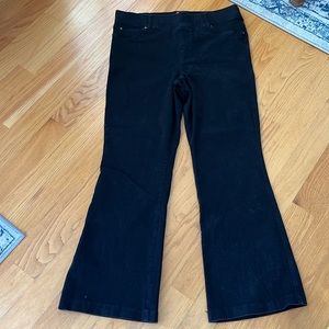 SPANX Everywhere Flare Jeans in Clean Black size 2X style20326R plus size